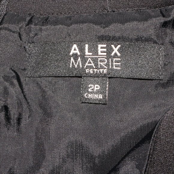 Alex Marie Black/Royal Purple Dress - Picture 9 of 11